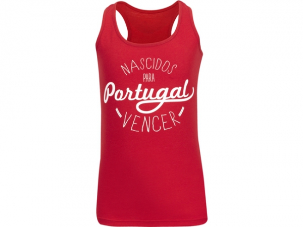 Damen Shirt Sporttop Portugal Rot